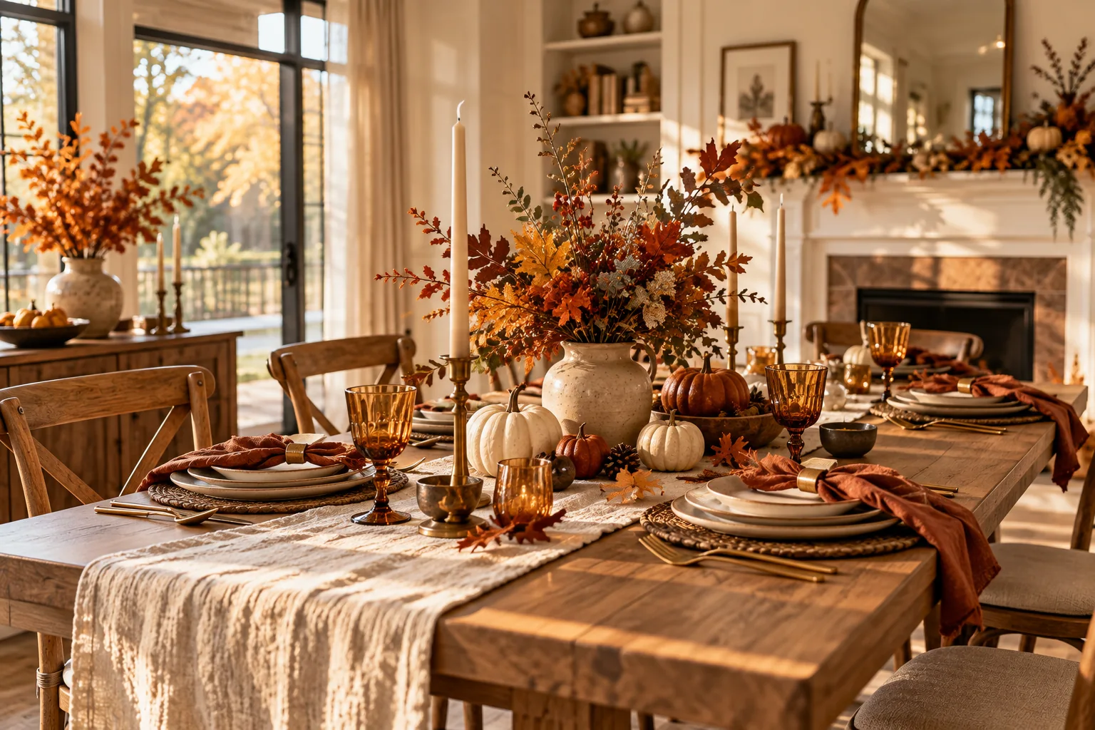 An Inviting Thanksgiving Table styling inspiration